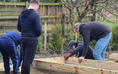 Autistic young people build bright futures with hands-on construction project